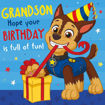 Picture of GRANDSON PAW PATROL BIRTHDAY CARD